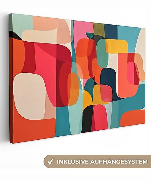 OneMillionCanvasses® Leinwandbild Formen - Bunt - Abstrakt - Flugzeuge, Fot günstig online kaufen
