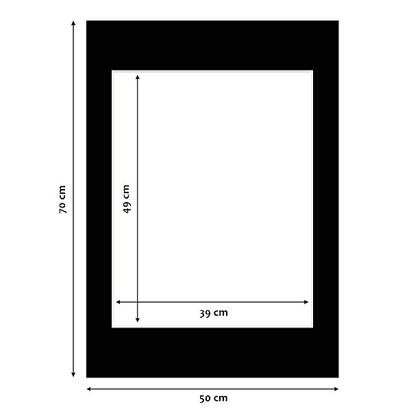 PHOTOLINI Bilderrahmen Passepartouts 5er Set - günstig online kaufen