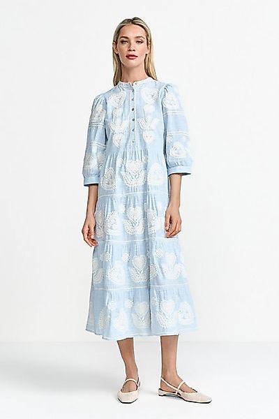 RICHROYAL Maxikleid Mit Knopfleiste und Rundhalsausschnitt günstig online kaufen