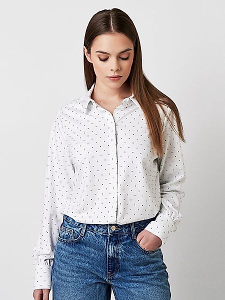 DESOTO Klassische Bluse Lizzy mit Hemdblusenkragen günstig online kaufen