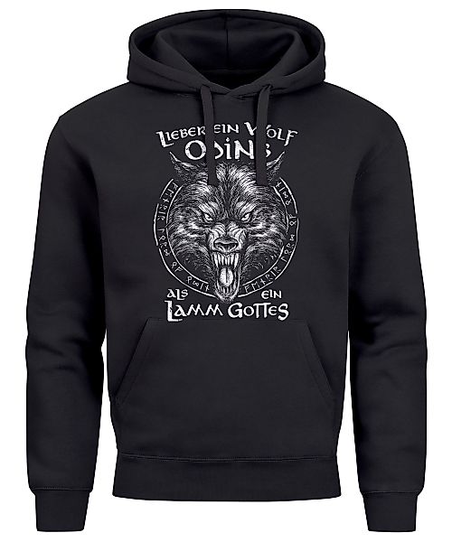 Neverless Hoodie Hoodie Herren Spruch Lieber günstig online kaufen