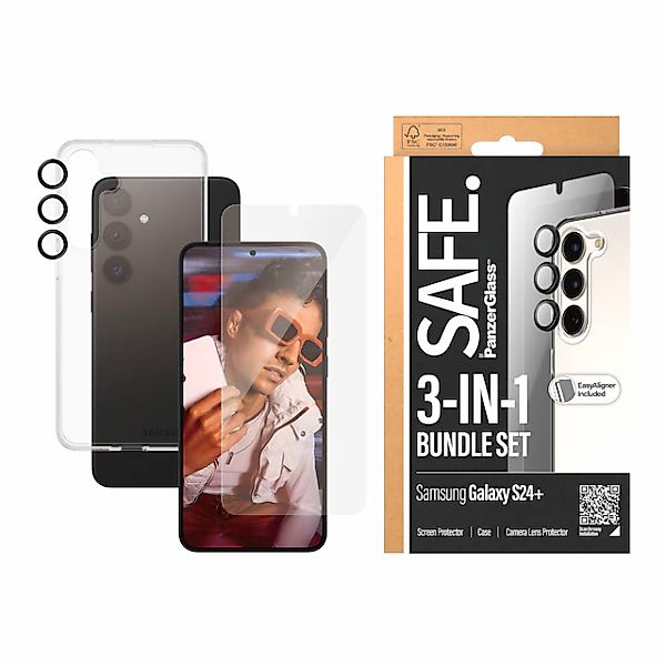 SAFE by PanzerGlass Displayschutzglas »3-in-1 Bundle Set Screen Protector, günstig online kaufen