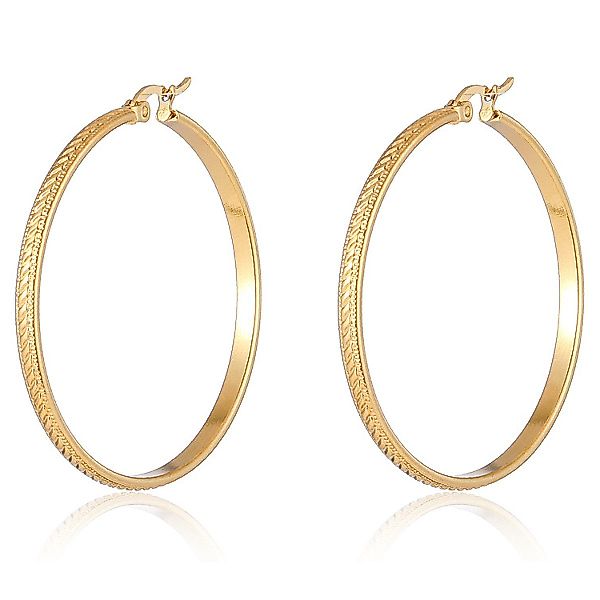 KARMA Creolen-Set Damen Gold Damenohrringe Goldohrringe günstig online kaufen