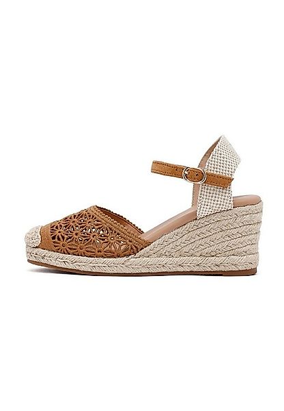 Derimod Espadrilles mit Keilabsatz aus Textil Espadrille Synthetikfutter, T günstig online kaufen