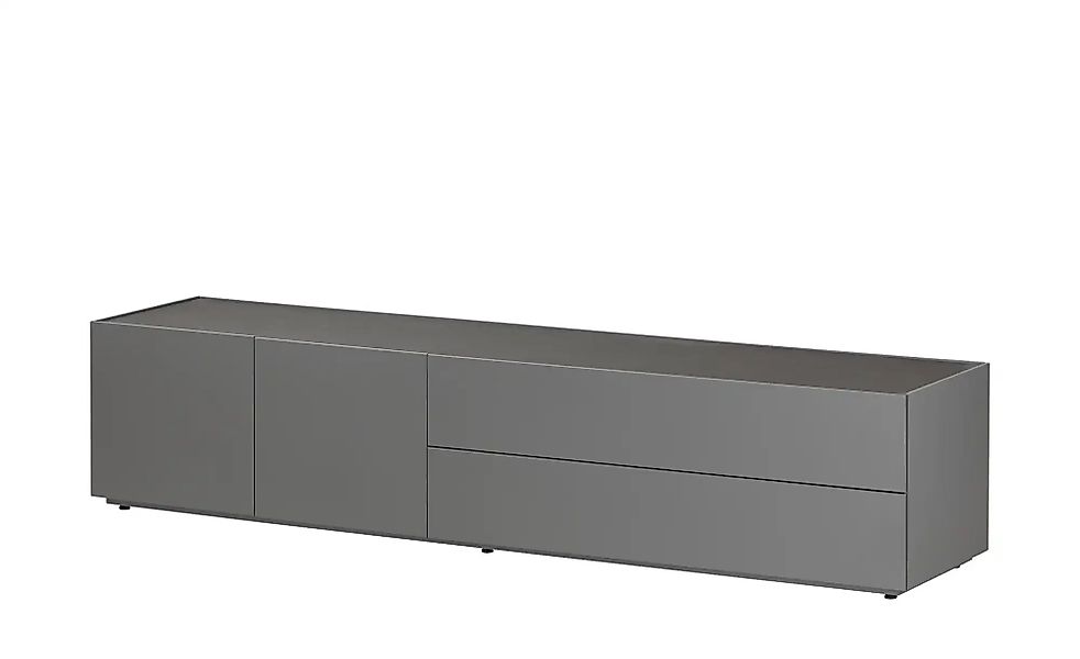 sound+vision Lowboard  Leandro ¦ grau ¦ Maße (cm): B: 200 H: 40 T: 43.0 Kom günstig online kaufen