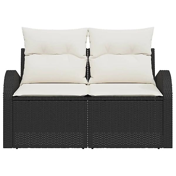 vidaXL Gartensofa Schwarz 124 x 62 x 69cm Poly-Rattan 42006742 günstig online kaufen