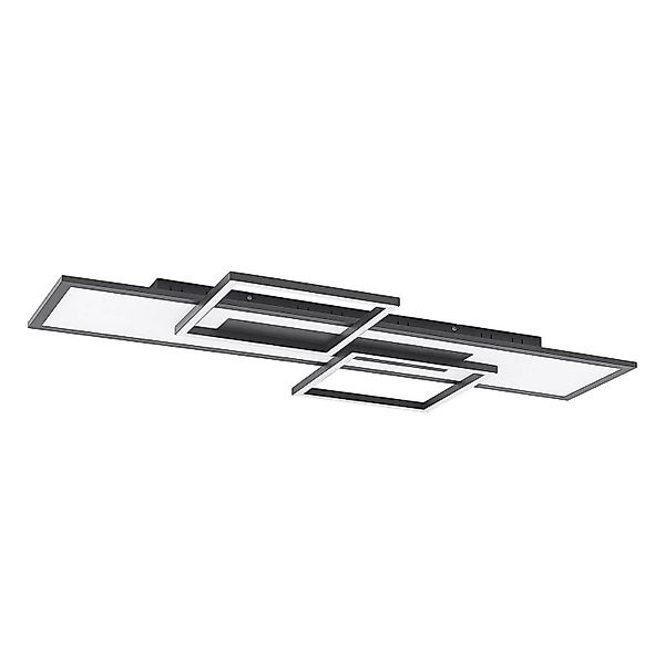 Lucande LED Deckenleuchte Narumi 9956151 Dimmbar mit Leselampe Modern in Sc günstig online kaufen