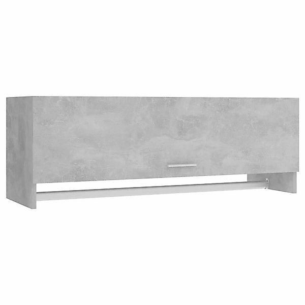 vidaXL Kleiderschrank Betongrau 100x32,5x35 cm Holzwerkstoff günstig online kaufen