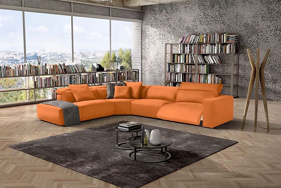 Egoitaliano Ecksofa »Beverly, extravangantes Designsofa mit erstklassigem S günstig online kaufen