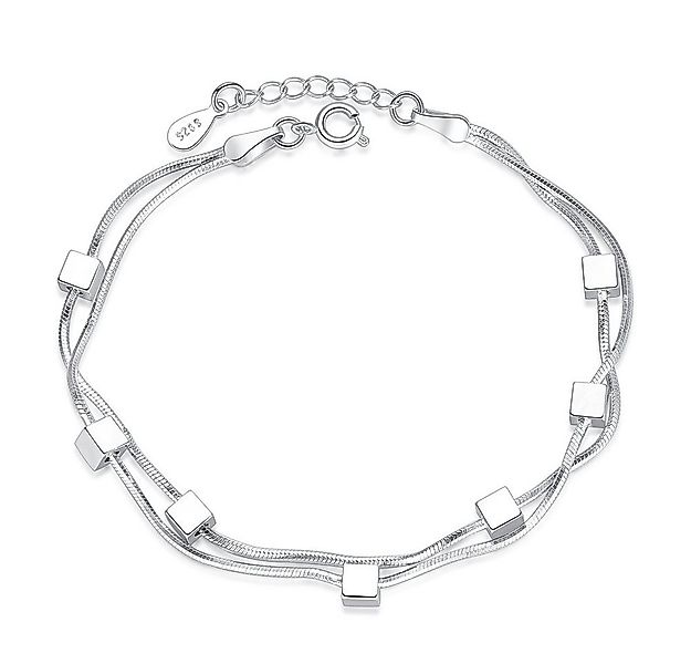 The Beauty House Armband Damen Doppelarmband mit Würfel günstig online kaufen