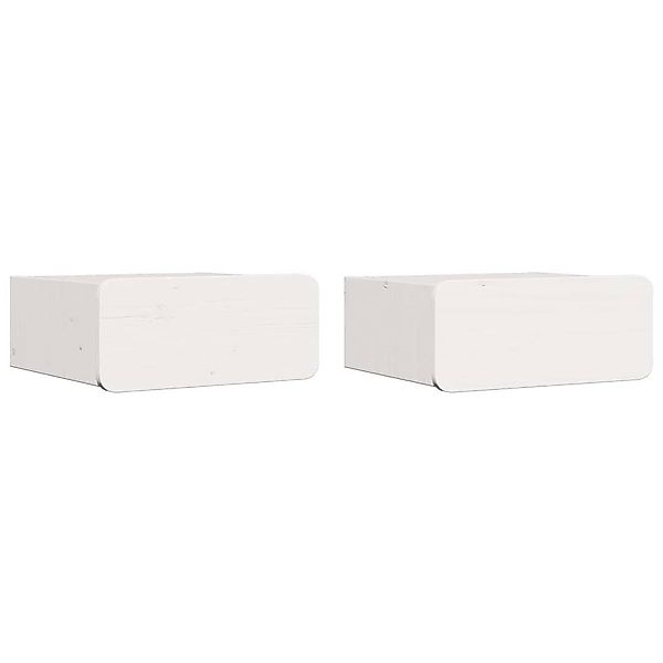 vidaXL Nachttisch Nachttisch 2 pcs Weiß günstig online kaufen