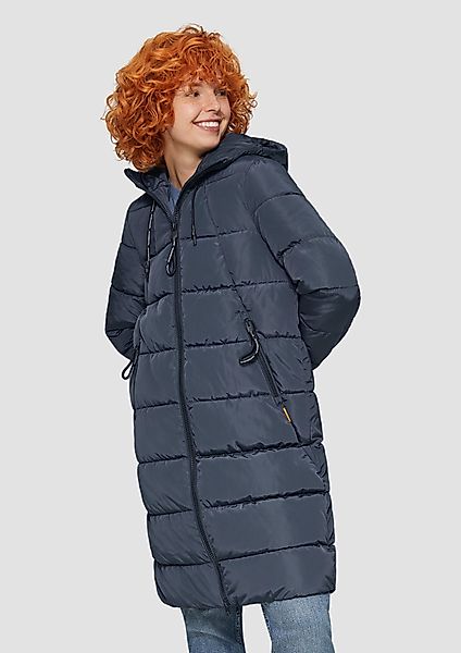 QS Funktionsmantel Gesteppter Mantel mit Kapuze günstig online kaufen