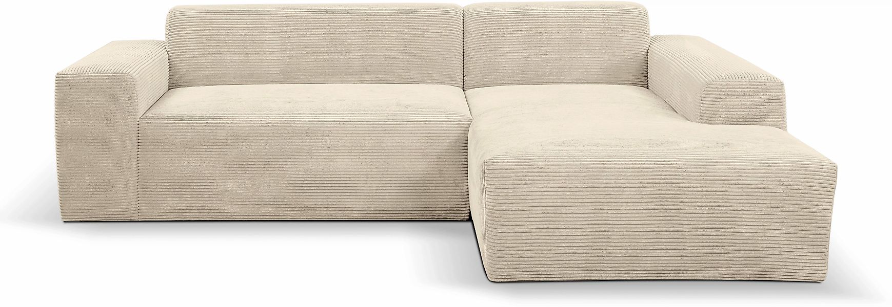 WERK2 Ecksofa Zeus-L, Curvy Trend Ecksofa mit urbaner Optik günstig online kaufen