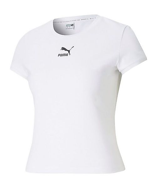 PUMA T-Shirt Classics Fitted T-Shirt Damen Baumwolle günstig online kaufen