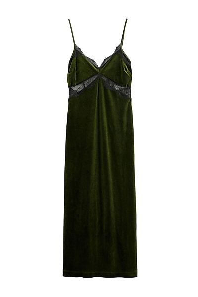 Next Samtkleid Rochelle Samt-Midikleid mit Spitze günstig online kaufen