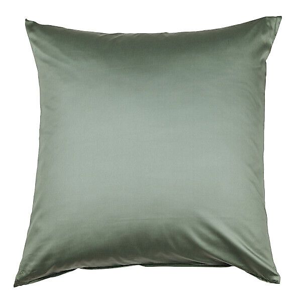 Janine Janine Mako-Satin Bettwäsche Colors 31001 salbeigrün Größe:  40x40 c günstig online kaufen