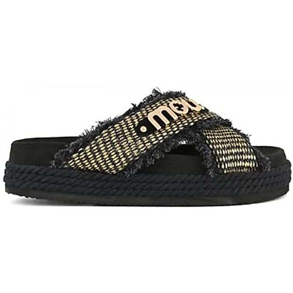 Mou  Sneaker Sandale aus Bast mit gekreuzten Seilen günstig online kaufen