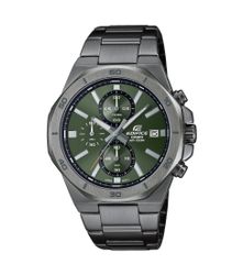 CASIO Chronograph Casio Edifice Herren-Chronograph Anthrazit/Grün günstig online kaufen