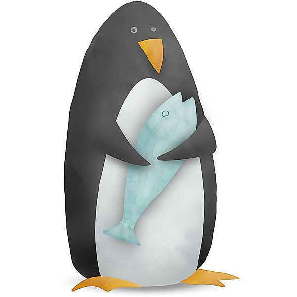 Komar Bild "Cute Animal Penguin" Tiere 1 Stk. tlg. Wandbild zur Dekoration günstig online kaufen