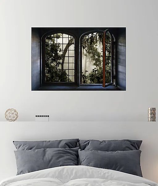queence Wandsticker »Urwald« Wandsticker, Wandbild, selbstklebend, 3D, Fens günstig online kaufen