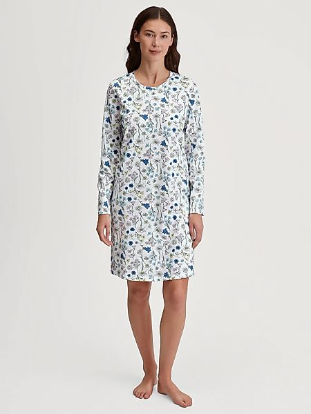 CALIDA Nachthemd "Flower Nights" Ohne Taschen Allover-Print, Pure Cotton, L günstig online kaufen