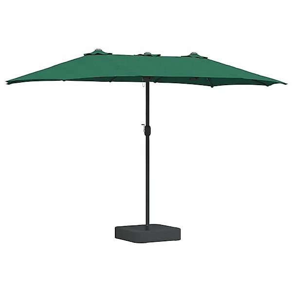 vidaXL Gartenparasol Grün 385 x 209 x 244 cm Stoff 42003284 günstig online kaufen