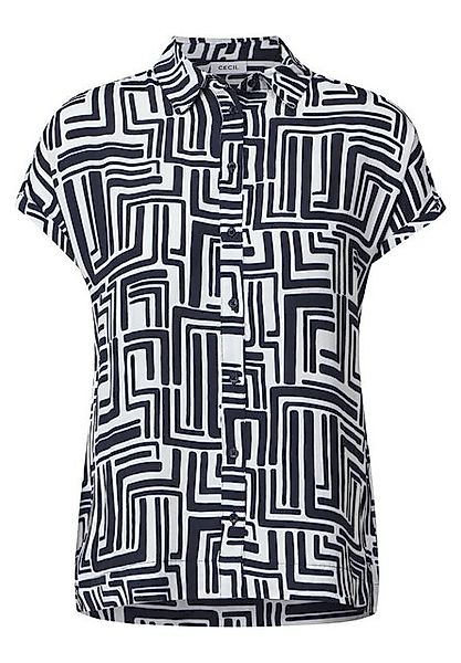 Cecil Klassische Bluse Printed Shirt Collar Blouse günstig online kaufen