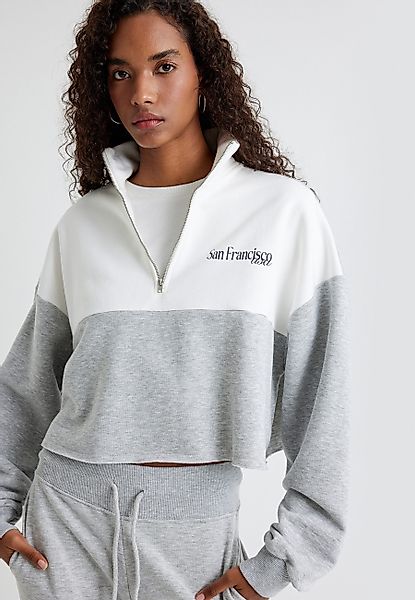 Koton Sweatshirt Halbreißverschluss Mit Reißverschlussdetail günstig online kaufen
