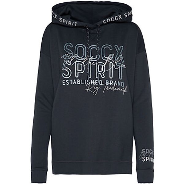 Soccx  Sweatshirt Kapuzensweatshirt Into The Blue Hoody mit Kapuze günstig online kaufen
