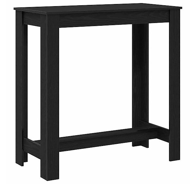 vidaXL Esstisch Bartisch Schwarz Eichen-Optik 102 x 50 x 103,5 cm Holzwerks günstig online kaufen