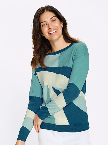 Sieh an! Strickpullover Langarm-Pullover günstig online kaufen