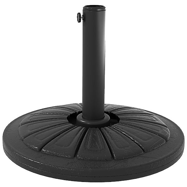 Outsunny Sonnenschirmständer Ø43cm, 13kg Zementfüllung für Pfosten von 38mm günstig online kaufen