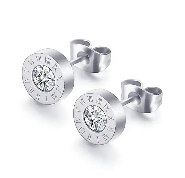 Eyecatcher Paar Ohrstecker Kleine Ohrstecker Ohrringe römische Zahlen mit E günstig online kaufen