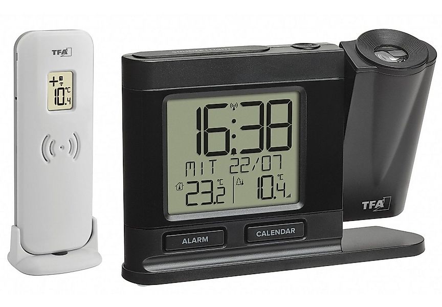 TFA Dostmann Projektionswecker Funk-Projektionswecker TFA 60.5018.01 Innen- günstig online kaufen