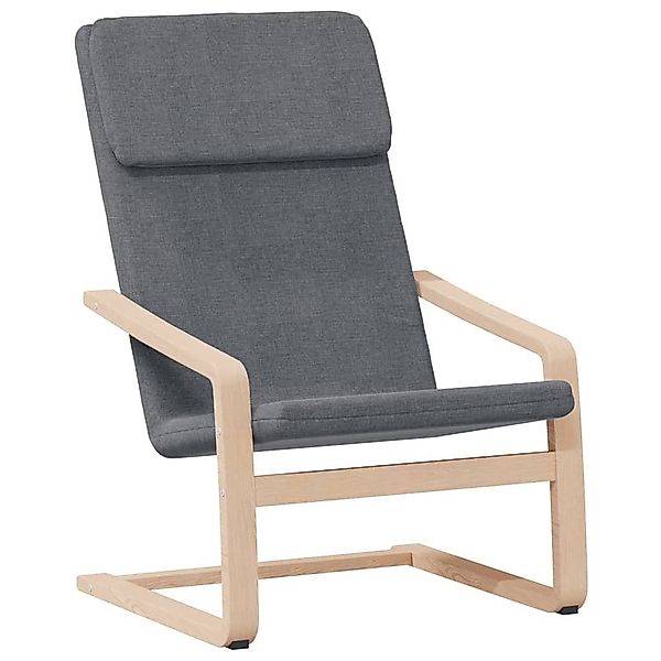 vidaXL Sessel Relaxsessel mit Hocker Dunkelgrau günstig online kaufen