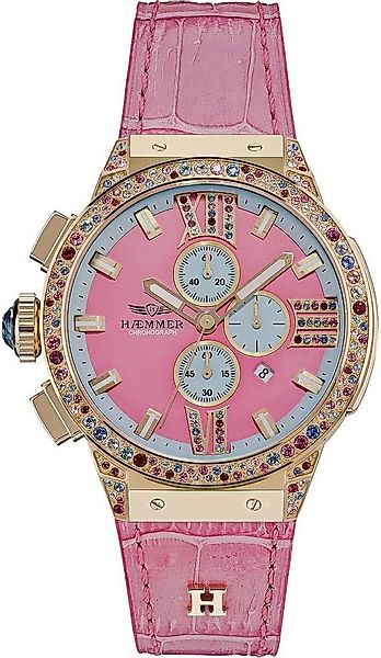 HAEMMER GERMANY Chronograph EMINENT TAFFY, E-005, Quarzuhr, Damenuhr, Datum günstig online kaufen