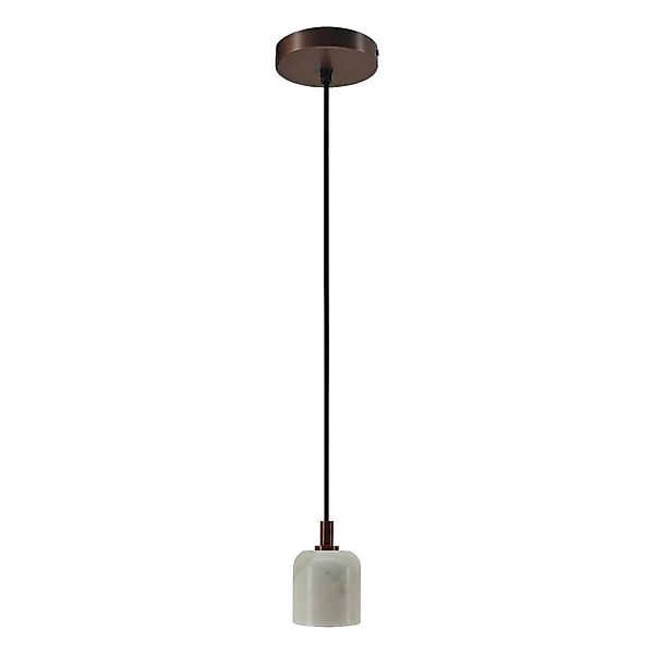 Kayoom Pendelleuchte Sigma I Marmor Eisen B/H/L: ca. 10,5x36x10,5 cm E27 2 günstig online kaufen