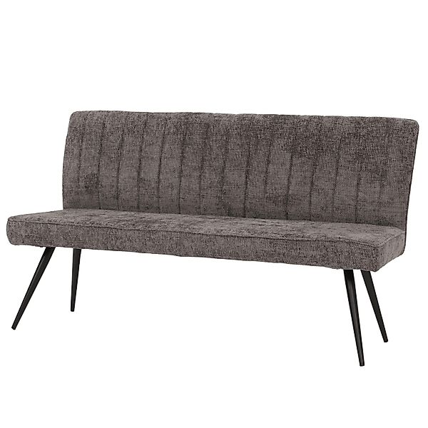 BERLINLODGE Sitzbank 90x160x60cm Sitzhöhe 48cm Rückenlehne Stoff/Textil Che günstig online kaufen
