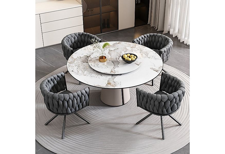 Flieks Esszimmerstuhl (360° drehbar, Set, 4 St), 4er Set Polsterstühle Dreh günstig online kaufen