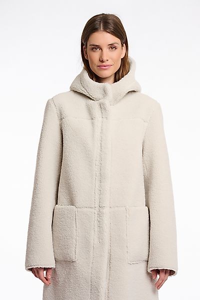 Rino & Pelle Kurzmantel mit Kunstleder-Details günstig online kaufen
