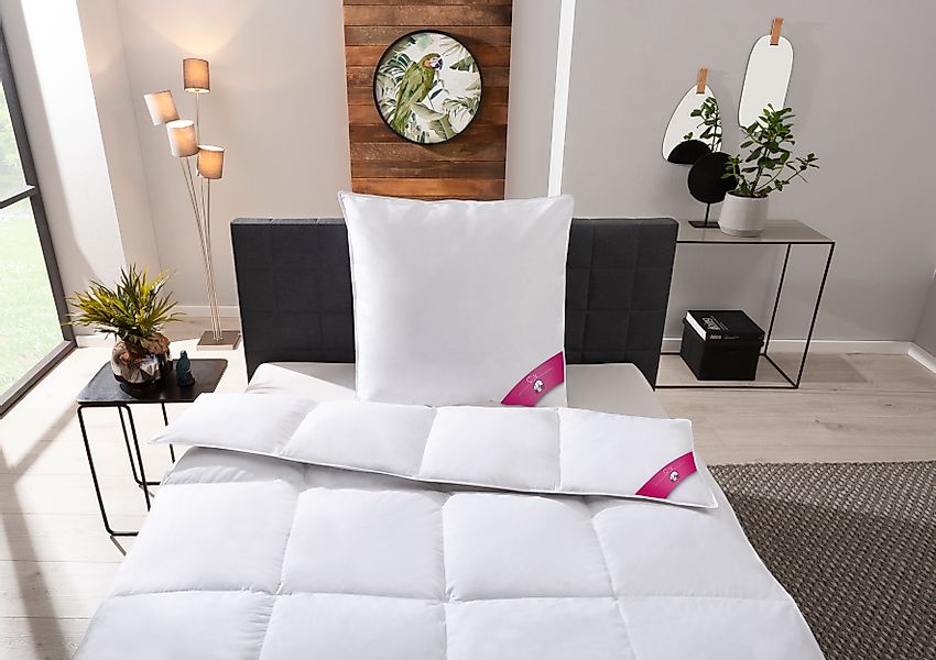 RIBECO Daunenbettdecke »Johanna« normal Füllung 80Daunen20Federn Bezug Baum günstig online kaufen