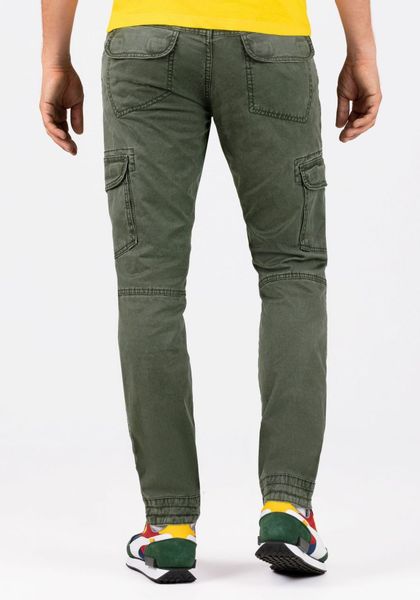 Timezone Herren Cargo Hose REGULAR BENTZ - Regular Fit - Beige Blau Grau Gr günstig online kaufen