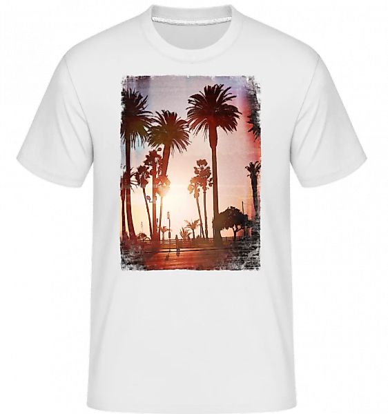 Palmen Promenade · Shirtinator Männer T-Shirt günstig online kaufen