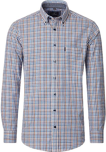 Casa Moda Freizeithemd Kariert Blau - Größe 5XL günstig online kaufen