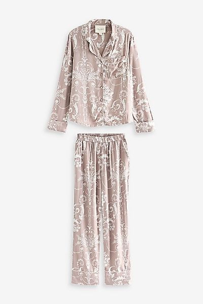 LAURA ASHLEY Pyjama Laura Ashley Josette Pyjama mit Knopfleiste (2 tlg) günstig online kaufen
