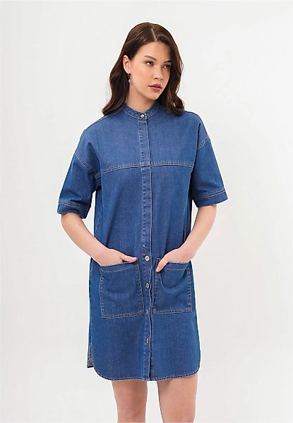 freshlions Jeanskleid "Josy", mit durchgehender Knopfleiste günstig online kaufen