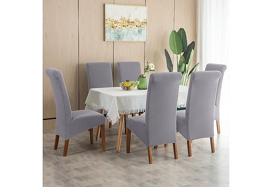 Simloveve Sitzflächenhusse Stretch Schonbezug, Stuhlbezug Groß Stuhlschutz günstig online kaufen