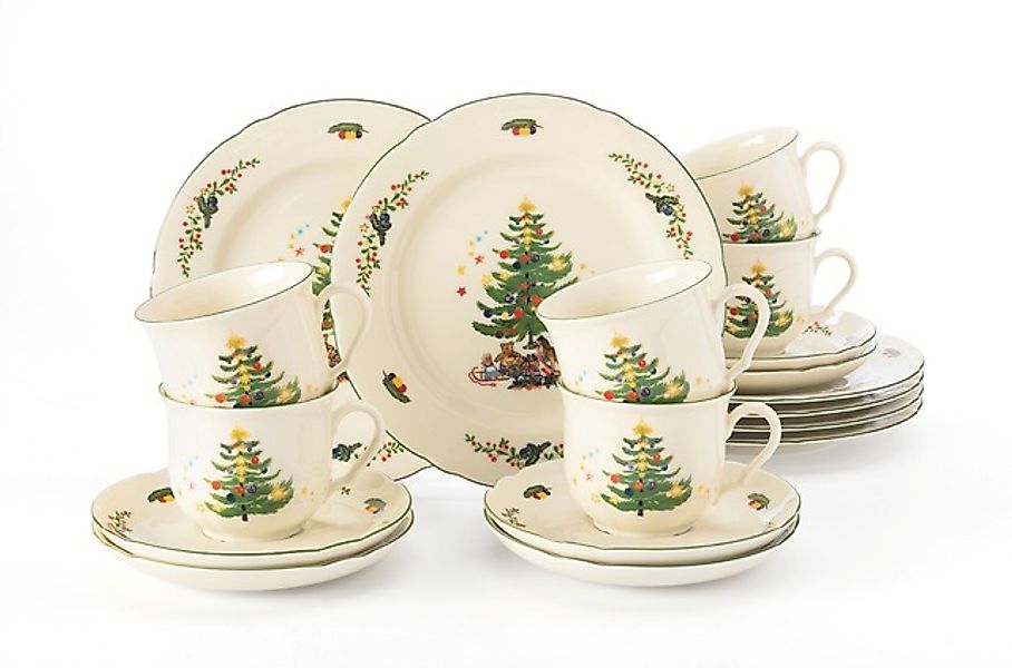 Seltmann Weiden Kaffeeservice »Geschirr-Set, Service Marie-Luise, Advent, W günstig online kaufen