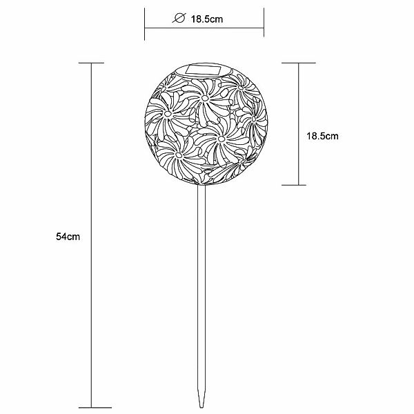GLOBO LIGHTING LED Gartenleuchte, LED-Leuchtmittel fest günstig online kaufen