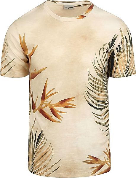 No-Excess T-Shirt Crewneck Druck Ecru - Größe L günstig online kaufen